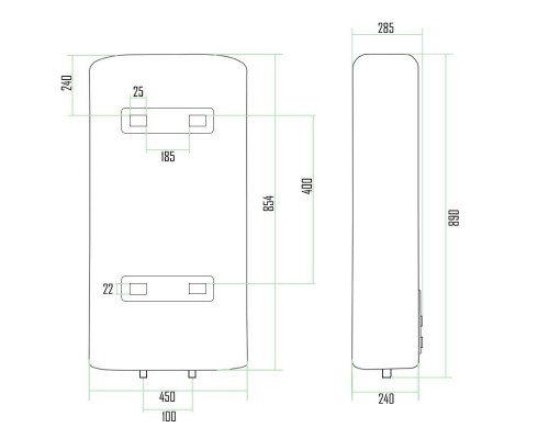 Бойлер Thermo Alliance DT50V20G(PD)/2 мокрий тен