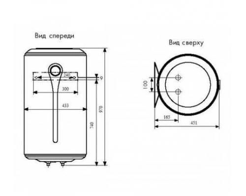 Бойлер Atlantic OPRO PROFI VM 100 D400-1-M (1500W)