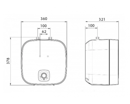 Бойлер ATLANTIC NANTO SWH 15U M-N1 под мойку