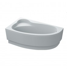 Ванна акрилова асиметрична GLORIA 160x90 L + ноги + екран під ванну