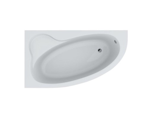 Ванна акрилова асиметрична GLORIA 160x90 L + ноги + екран під ванну