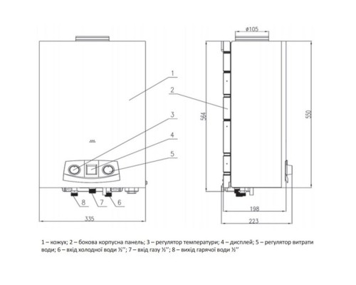 Газовая колонка Thermo Alliance JSD 20-10 QB EURO