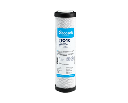 Картридж Ecosoft пресоване вугілля 2,5"х10" Картридж Ecosoft пресоване вугілля 2,5"х10"