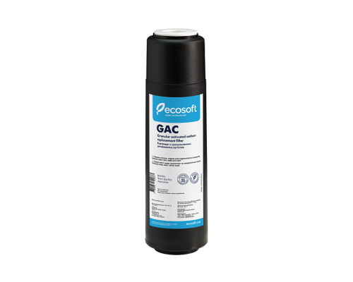 Картридж із гранульованим активованим вугіллям Ecosoft 2,5"х10" Картридж із гранульованим активованим вугіллям Ecosoft 2,5"х10"
