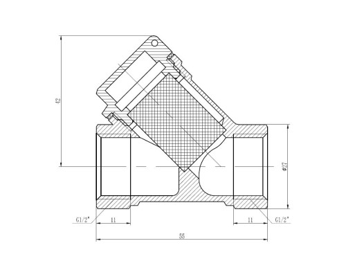 Фильтр SD Forte 1/2" для воды