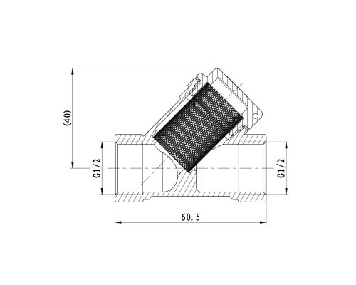 Фільтр SD Forte 1/2" для води