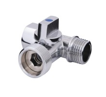 Кран приладовий кульовий SD Forte 1/2"х3/4"х1/2"