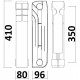 Радиатор биметаллический QUEEN THERM 350/96