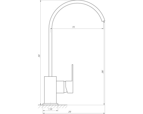 Кухонний змішувач Globus Lux Milano GLM-0203L