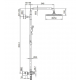 Душевая система с термостатическим смесителем Koer KB-55014-01