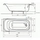 Ванна Kolo Sensa 160X70 акрил без ніжок