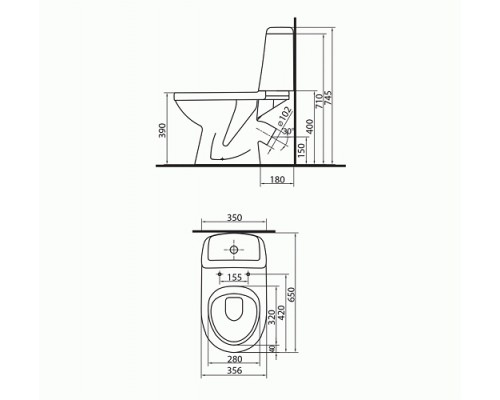 Компакт Kolo Solo кос.3/6 полипропилен