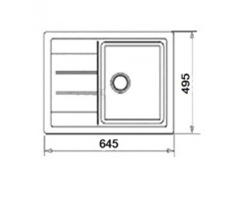 Мийка гранітна Argo STELLA 645*495*200