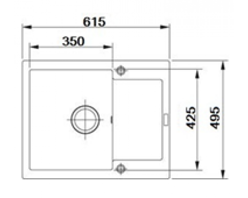 Мойка гранитная Argo VESTA MINI 615*495*200