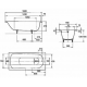 Ванна сталева Kaldewei Saniform Plus 160x70