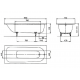 Ванна стальная Kaldewei Saniform Plus 170x75