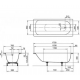 Ванна стальная Kaldewei Eurowa 170x70