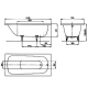 Ванна сталева Kaldewei Saniform Plus 140x70