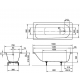 Ванна стальная Kaldewei Eurowa 160x70