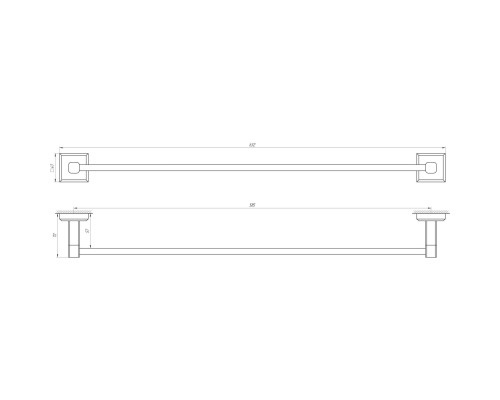 Держатель полотенец TOPAZ TKB 9912/60