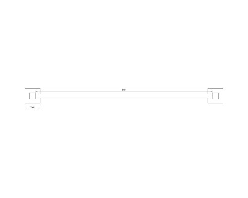 Держатель полотенец Globus Lux SQ 9402-60