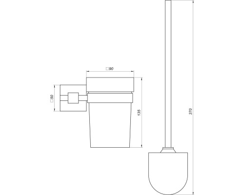 Ерш настенный Globus Lux BQ9429A