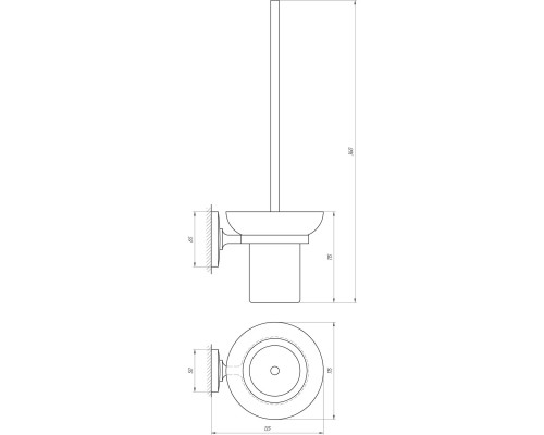 Ерш настенный Perfect Sanitary Appliances RM1901