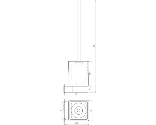 Йоржик підлоговий TOPAZ TKB 8329-BL