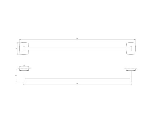 Держатель полотенец Perfect Sanitary Appliances RM 1002-60