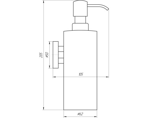 Дозатор рідкого мила Globus Lux BS 8432