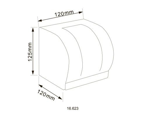 Диспенсер для туалетной бумаги HOTEC 16.623 Stainless Steel