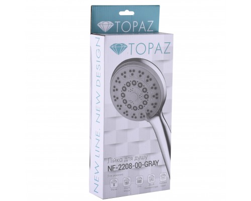 Душевая лейка Topaz NF-2208-00-GRAY