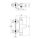 Смеситель для ванны с термостатом QT Inspai-Therm CRMT300800